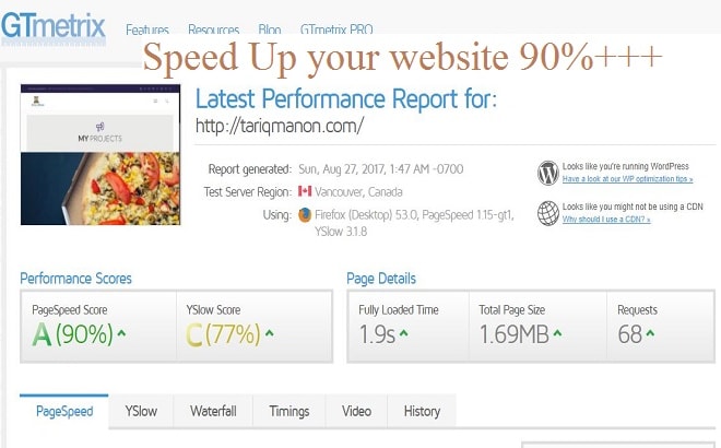I will speed up and optimize your wordpress website to load faster
