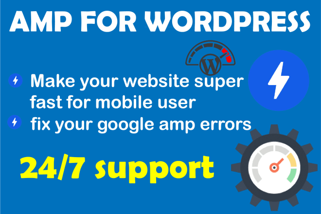 I will speed up or fix errors of amp for wordpress