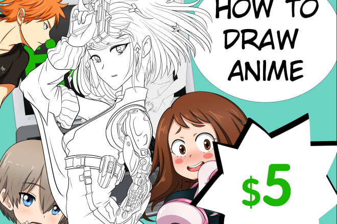 I will teach you how to draw anime on video
