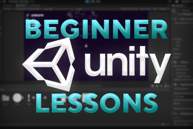 I will teach you how to make games in unity