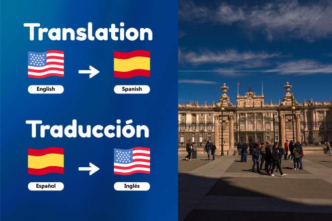 I will translate from english to spanish or from spanish to english perfectly