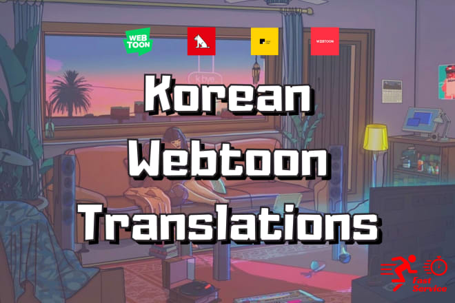 I will translate korean webtoons into english