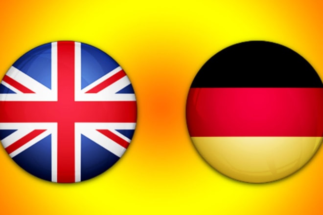 I will translate manually from english to german and vice versa as certified translator