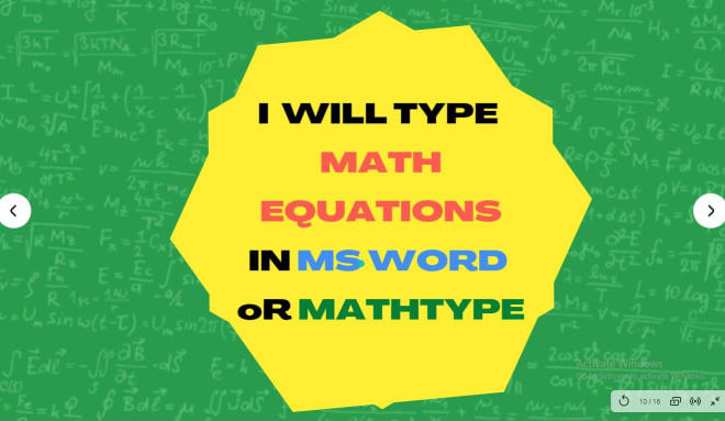 I will type math equations in ms word using mathtype