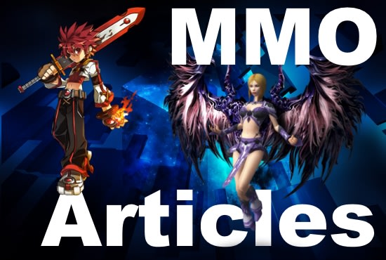 I will write a specialist mmo game related article