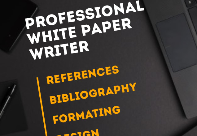 I will write an extraordinary white paper