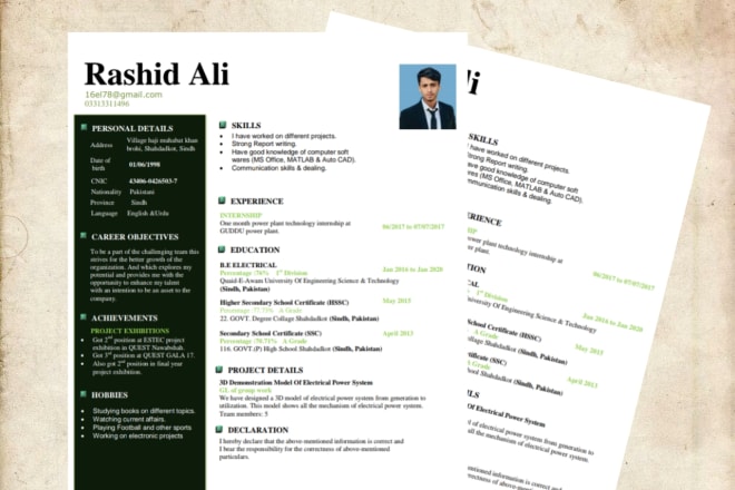 I will write and modify your cv, resume, linkedin and cover letter