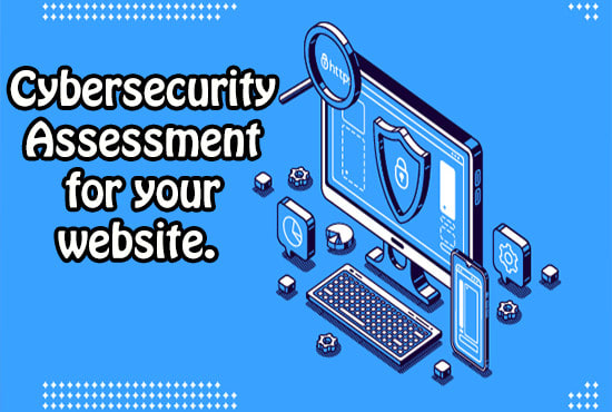 I will write cybersecurity assessment for your website