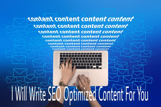 I will write SEO optimized content for your