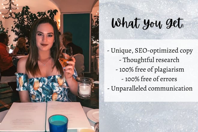 I will write SEO optimized content for your food blog