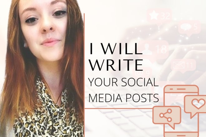 I will write your social media captions
