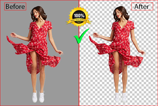 I will background removal or cut out images professionally