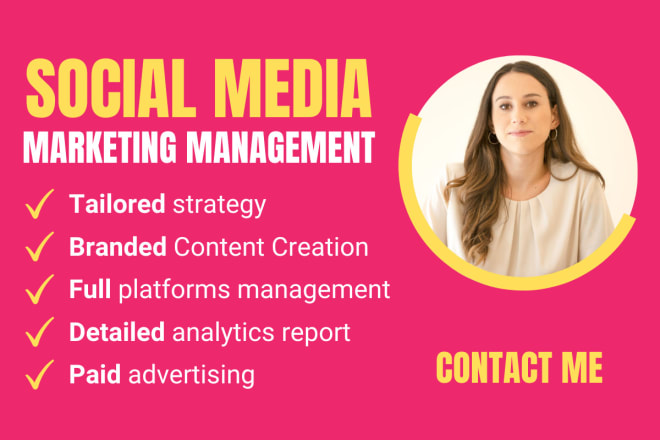 I will be your clever social media marketing manager