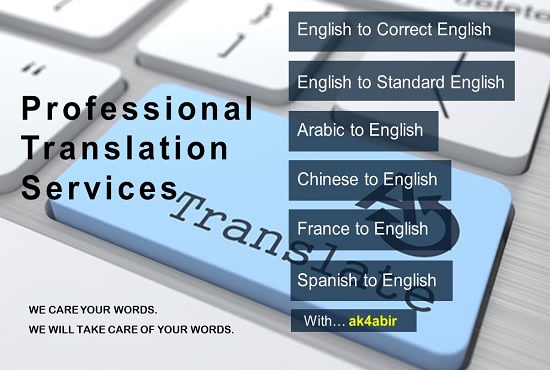 I will be your multiple language translator and editor