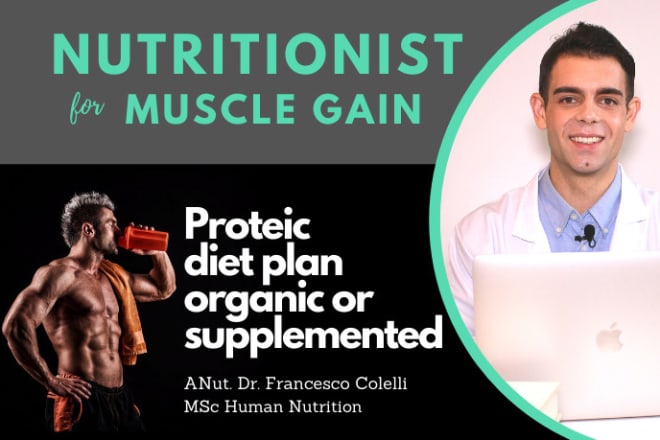 I will be your nutritionist for supplements and muscle gain diet