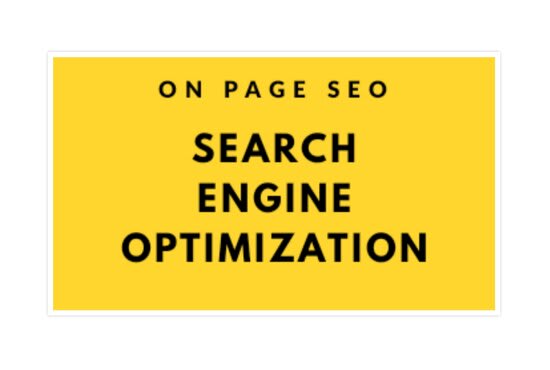 I will be your on page SEO expert search engine optimization agent