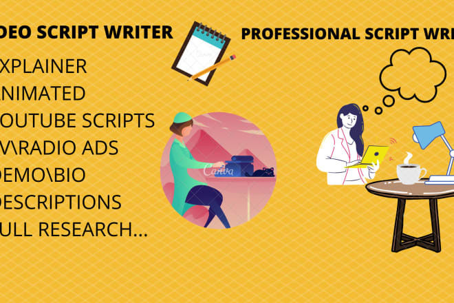 I will be your professional animated explainer video script writer