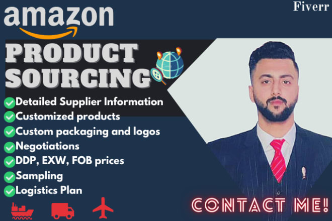 I will be your sourcing agent, amazon fba product sourcing, supplier sourcing, alibaba