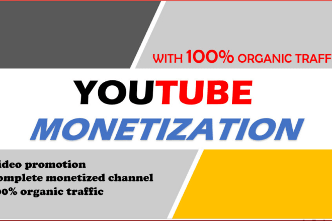 I will be your youtube channel growth SEO monetization manager for passive income