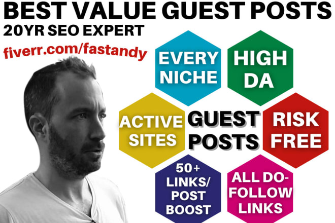 I will boost your site with white hat guest posts powered by backlinks