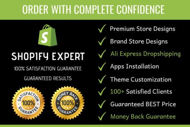 I will build a branded shopify website and dropshipping store