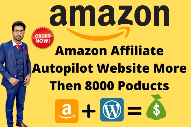 I will build amazon affiliate autopilot website with 9000 products