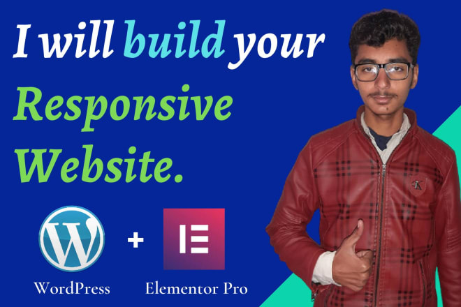 I will build an outstanding clean wordpress website with elementor pro