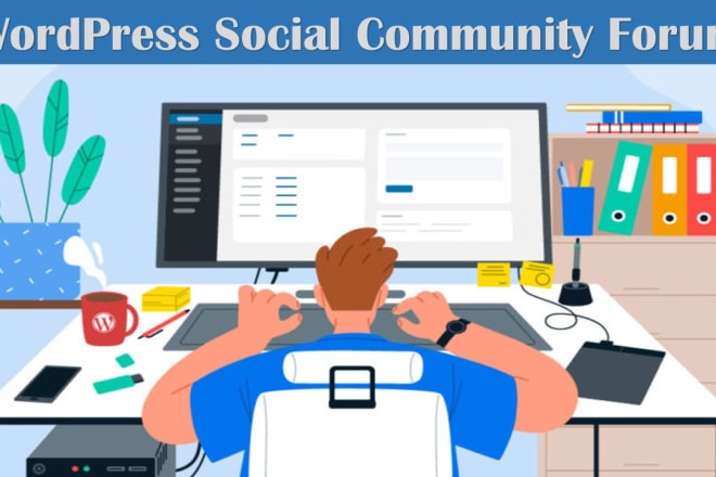 I will build wordpress social community website, forum with SEO