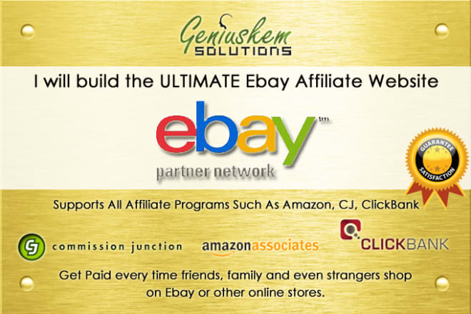 I will build you ultimate ebay affiliate website