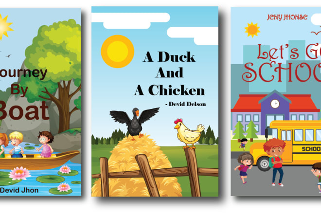 I will children book cover and children book illustrations