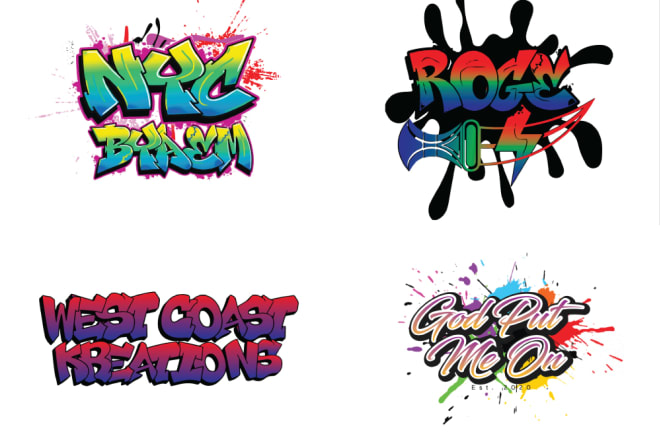 I will create 2 graffiti logo in my style