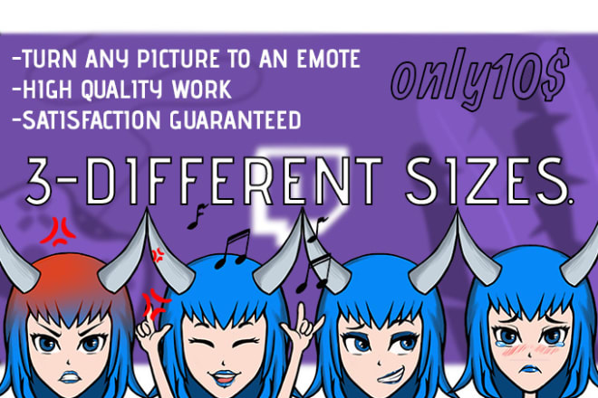 I will create a custom twitch emotes for you