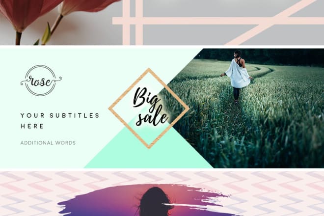 I will create a simple facebook page or group cover