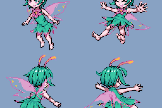 I will create a sprite sheet that satisfies