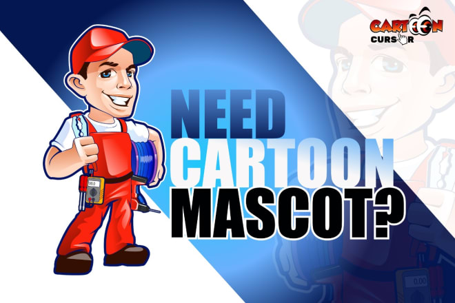I will create cartoon character or mascot logo for you