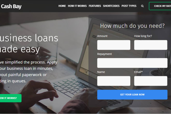 I will create credit repair website, finance website and loan website