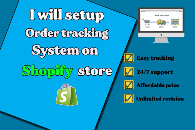 I will create order tracking page on shopify dropshipping store
