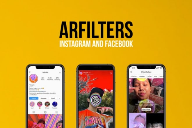 I will create premium quality ar filters for instagram and facebook