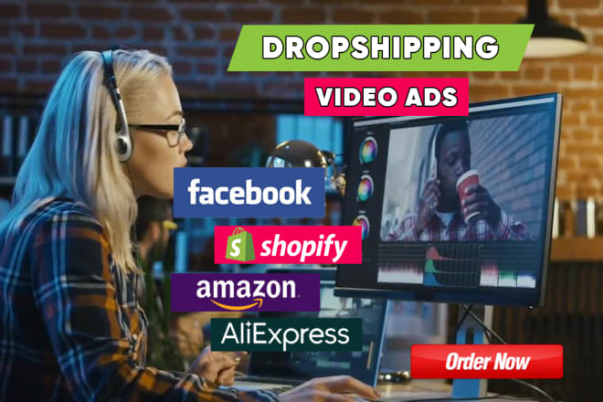 I will create shopify facebook video ads and dropshipping product video ads