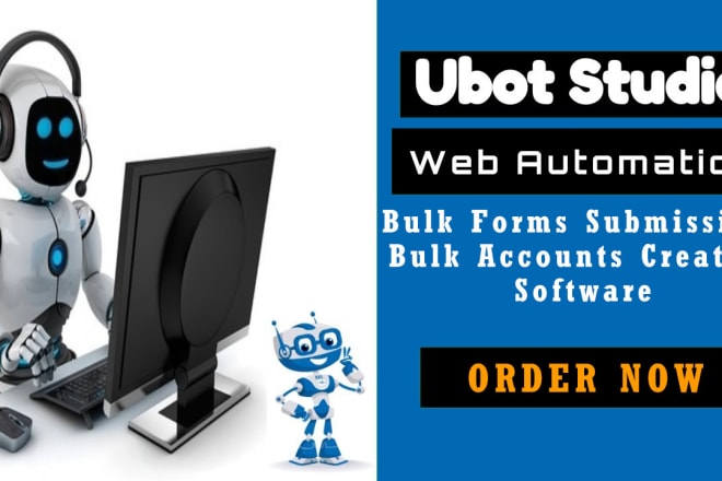 I will create software to automate your web forms,account creation