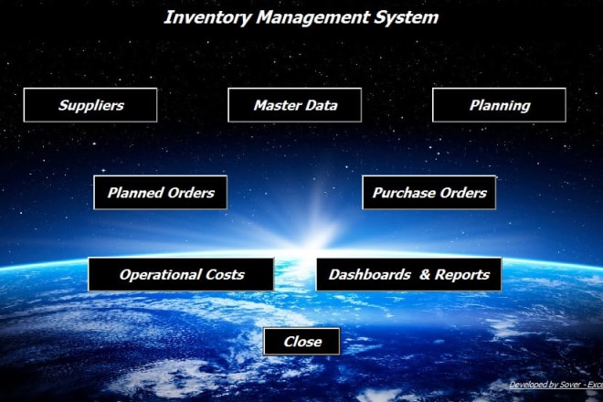 I will create your inventory management system application