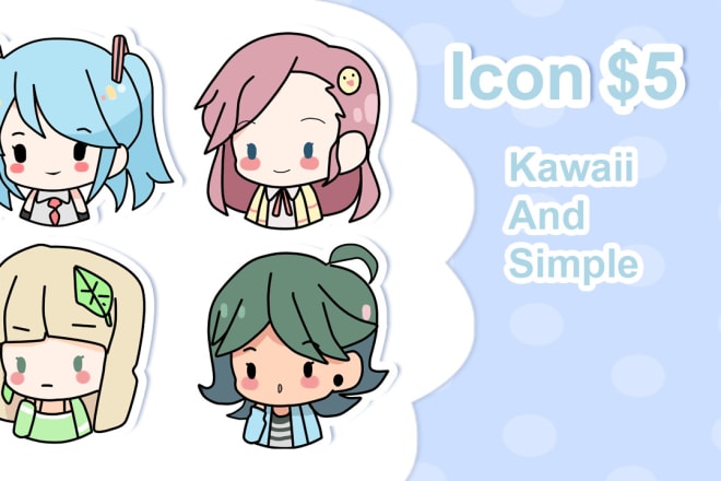 I will custom drawing icons in less than a day