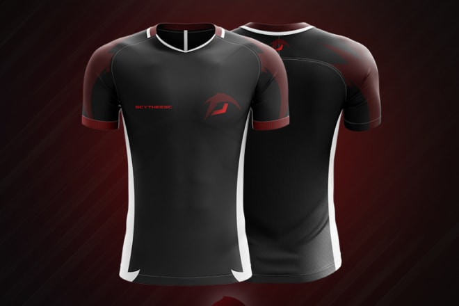 I will design a custom and high quality jersey for your esports or soccer team