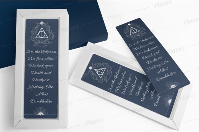 I will design a jaw dropping bookmark for you
