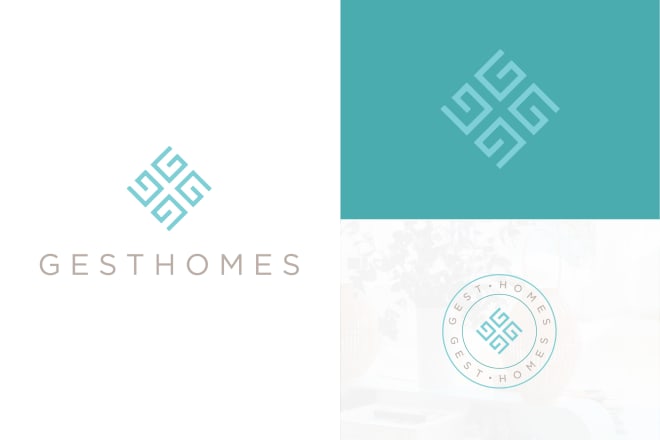 I will design a minimalist logo with branding kit for your business