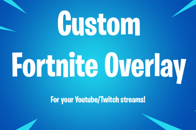 I will design a professional fortnite overlay for your streams