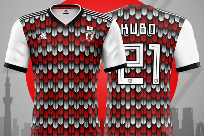 I will design a soccer jersey for you and ship it