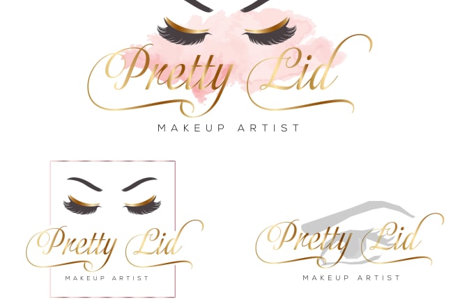 I will design amazing eye lashes,cosmetics and make up logo