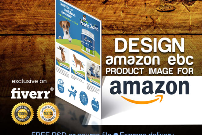 I will design amazon ebc, product image for amazon listing