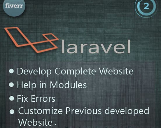 I will design and develop a web application with laravel